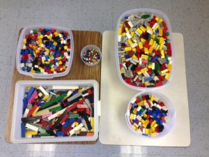 The elementary students had to construct 4 architectural structures out of legos, then recreate another group's   structure.  Photo by Sarah Morales 