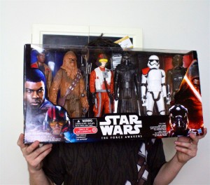 Hasbro's new Star Wars toy boxes. (Photo from briteandbubbly.com)