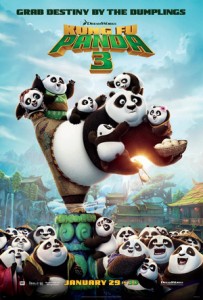 Movie poster for Kung Fu Panda 3. Photo by en.wikipedia.org