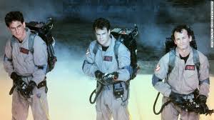 Harold Ramis, far left, with co-stars Dan Aykroyd, and Bill Murray in Ghostbusters. Pictures from Google Images 