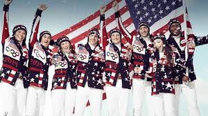 USA! USA! US Winter Olympics Team Photo by cvsflags.com