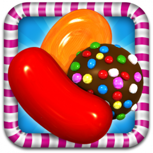 Logo for Candy Crush Saga  Photo from: http://androidappsbot.blogspot.com/2014/09/candy-crush-saga-modded-apk-free-download-android.html
