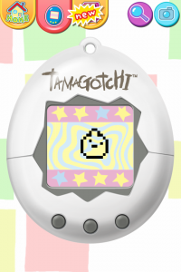 A tamagotchi from the Tamagotchi L.i.f.e app taken by Hallie Colbert