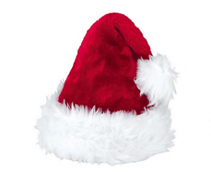 Santa hats.http://www.partycity.com/category/holiday+parties/christmas+party+supplies/santa+hats+headbands.do