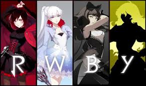 Cover of RWBY, created, directed, and animated by Monty Oum  Photo by www.falconkickgaming.com