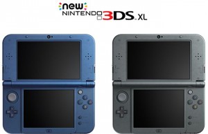 The front of the New 3DS XL, showing off the new camera stick.  Photo by www.theverge.com
