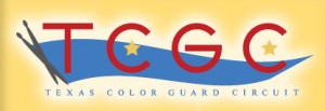 The Texas Color Guard Competition logo. Photo by www.texascolorguardcircuit.org