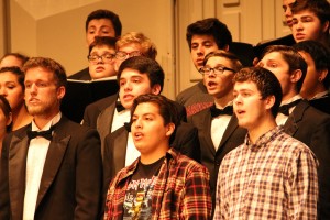 Alumni performed with the Concert Corale in "The Irish Blessing". Photo by: Julia Rash