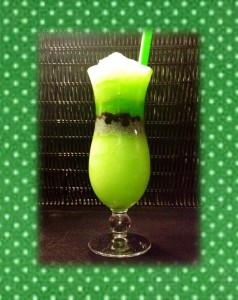 Green apple bubble tea. (Picture provided on their site.)